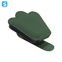 Portable car visor glass holder